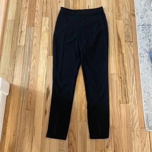 Shein high waisted pant with slit.